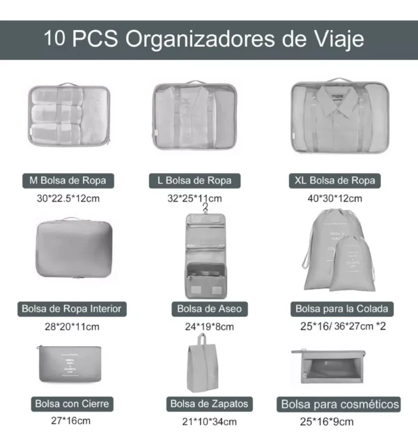 Organizador De Ropa Para Viaje cod 3 - Image 6