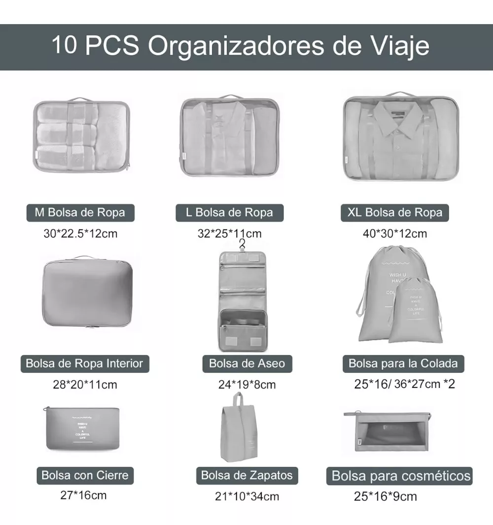 Organizador De Ropa Para Viaje cod 3 - Image 6