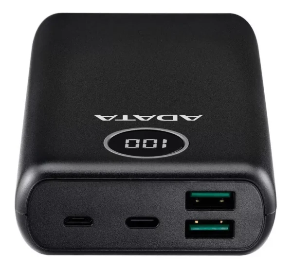 Adata P20000QCD Power Bank 20000mAh Carga Rápida QC/PD USB-C, Negro cod 22 - Image 4