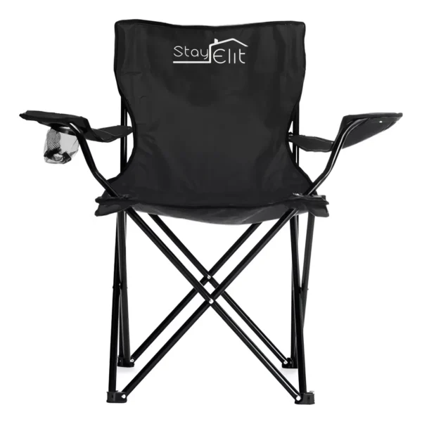 Silla Plegable Con Soporte Para Brazo Camping Exterior Playa Color Azul cod 28 - Image 5