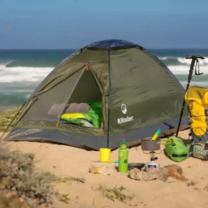 Carpa 4 personas Klimber termosellada con bolso mar del plata color verde cod 12 - Image 3