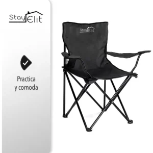 Silla Plegable Con Soporte Para Brazo Camping Exterior Playa Color Azul cod 28 - Image 6