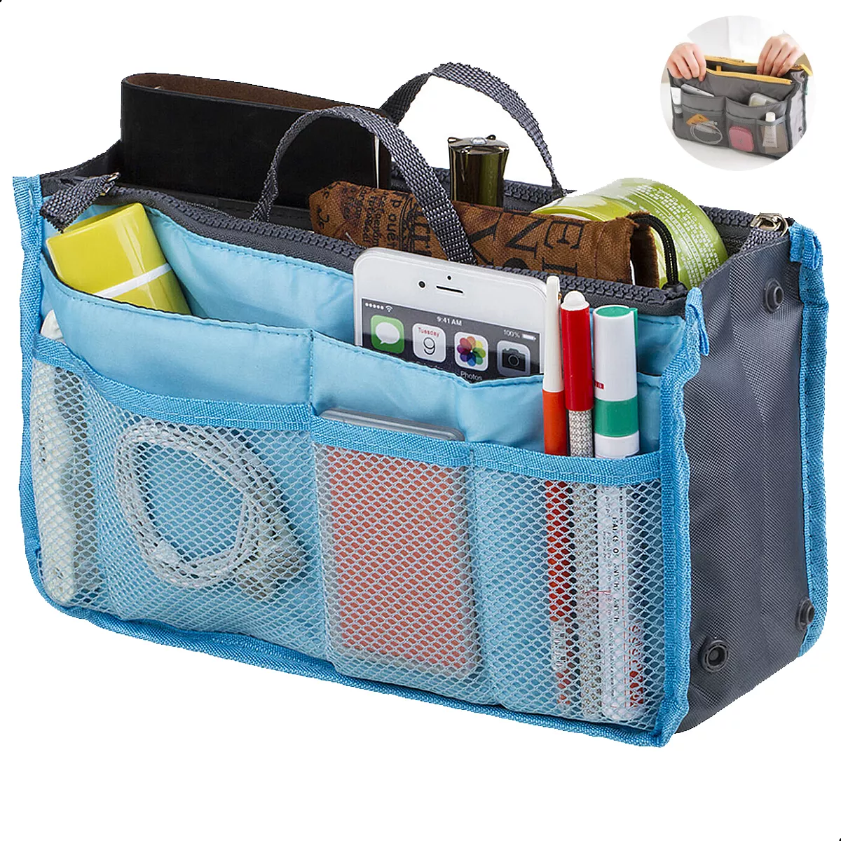 Organizador Expandible Para Bolsos Maletas Dama De Viaje cod 8 - Image 5