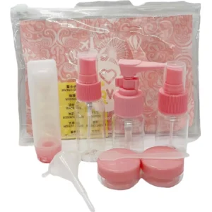 Kit Juego Botellas Plasticas Viaje Vacias Set X9 cod 13 - Image 1