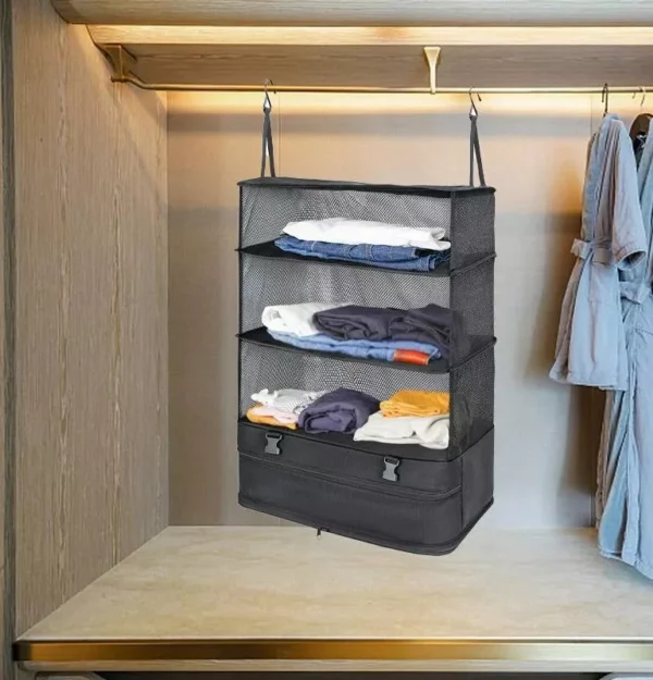 Maleta Colgante Organizador Equipaje Guardar Ropa 3 Niveles cod 11 - Image 2