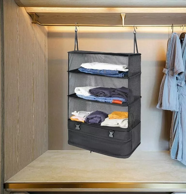 Maleta Colgante Organizador Equipaje Guardar Ropa 3 Niveles cod 11 - Image 2