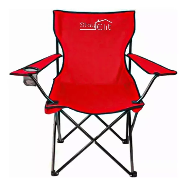Silla Plegable Con Soporte Para Brazo Camping Exterior Playa Color Azul cod 28 - Image 9