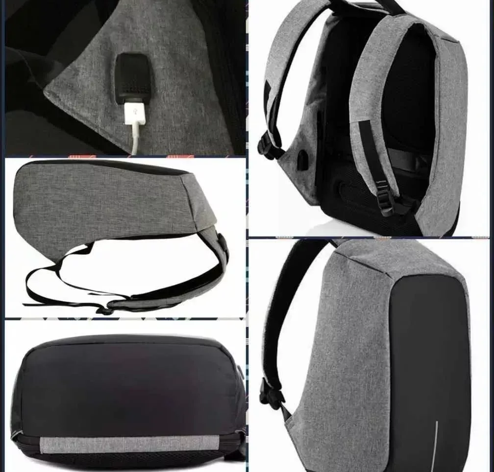 Maleta Maletín Antirrobo Impermeable Puerto Usb cod 18 - Image 2