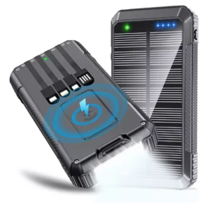 Djkk Banco De Energa Solar Cargador Inalmbrico 33800mah Inco cod 20 - Image 1