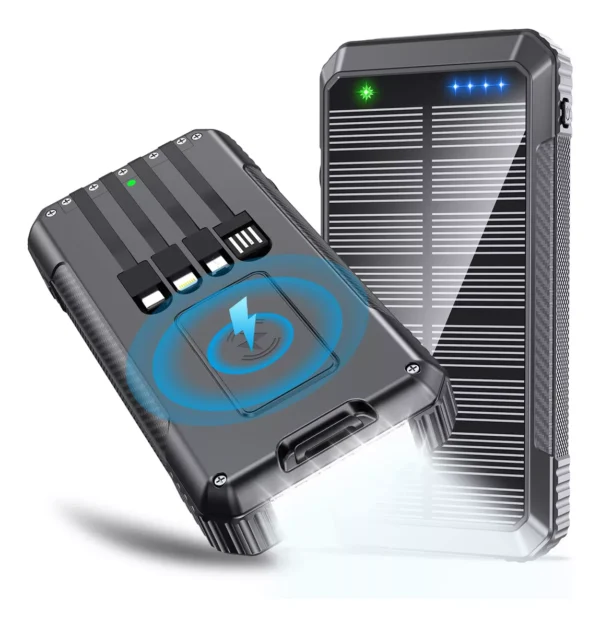 Djkk Banco De Energa Solar Cargador Inalmbrico 33800mah Inco cod 20