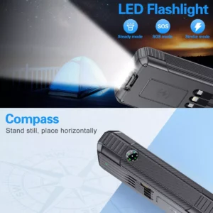 Djkk Banco De Energa Solar Cargador Inalmbrico 33800mah Inco cod 20 - Image 6