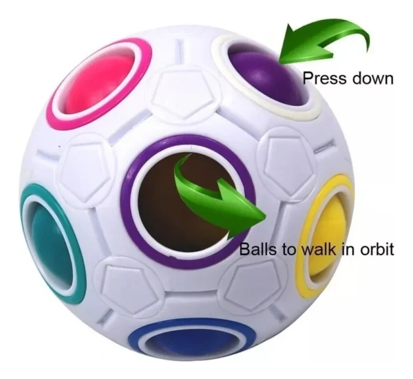 Fidget Pelota Futbol Entretenimiento Anti Estrés - Image 4