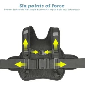 Cinturón De Seguridad Para Niños Con Arnés Para Moto - Image 3
