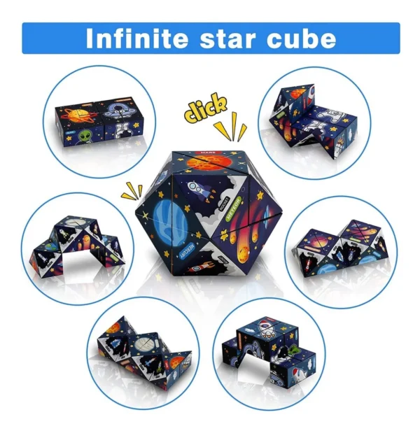 Cubo Magico Astronauta Viaje Cosmico Rompecabezas - Image 3