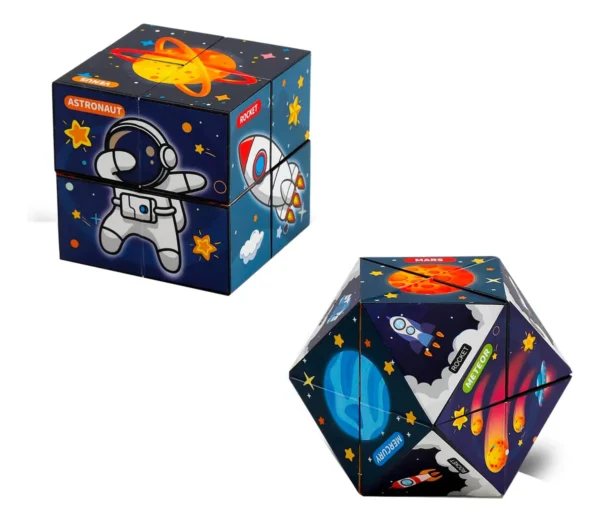 Cubo Magico Astronauta Viaje Cosmico Rompecabezas