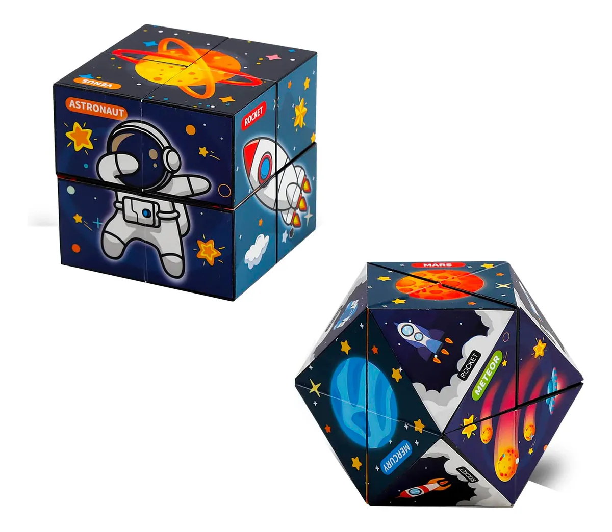 Cubo Magico Astronauta Viaje Cosmico Rompecabezas - Image 1
