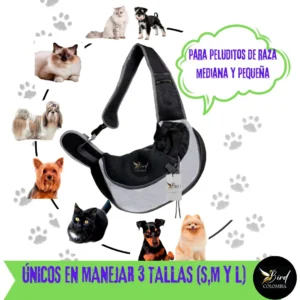 Maleta Cargador Bird Para Mascotas Perro O Gato Color Morado - Image 2