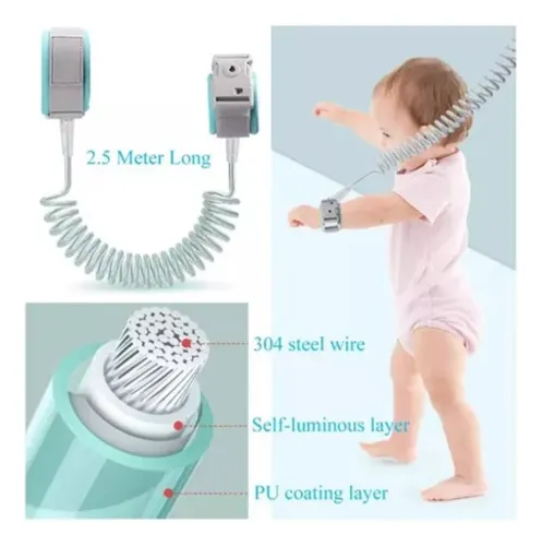 Arnés Seguridad Manilla Bebe Caminador Pulsera Niño Niña - Image 7